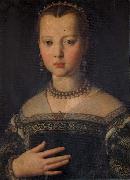 Agnolo Bronzino Portrait of Maria de'Medici oil painting on canvas